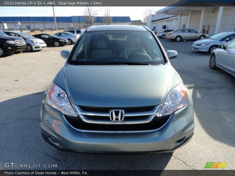 Opal Sage Metallic / Ivory 2010 Honda CR-V EX-L AWD