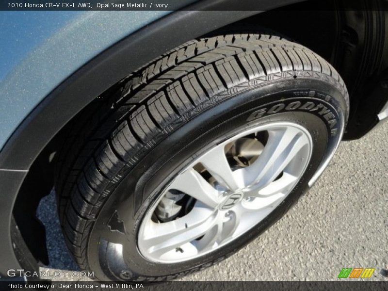 Opal Sage Metallic / Ivory 2010 Honda CR-V EX-L AWD