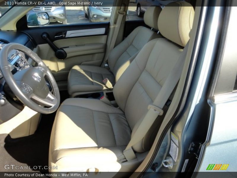 Opal Sage Metallic / Ivory 2010 Honda CR-V EX-L AWD