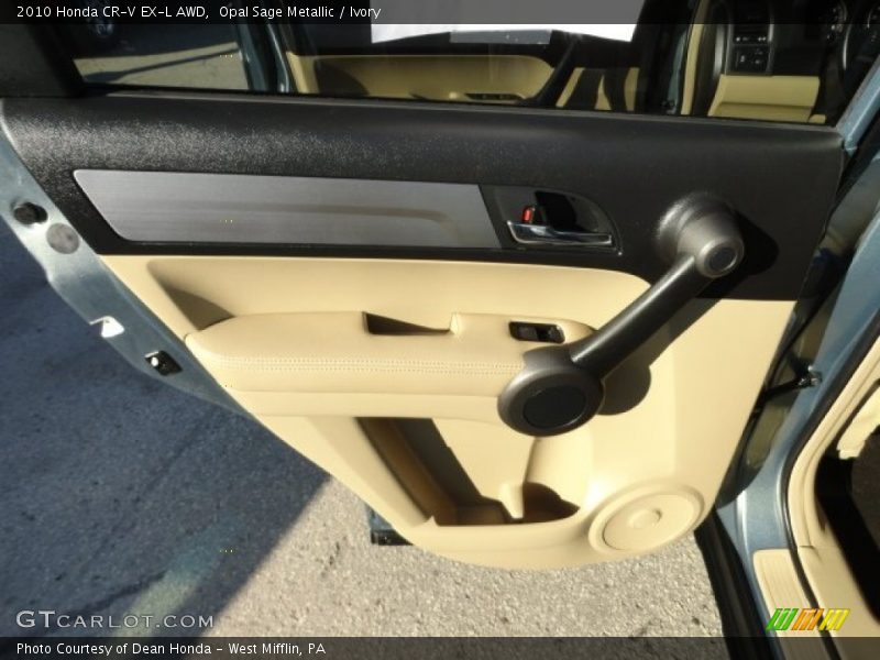 Opal Sage Metallic / Ivory 2010 Honda CR-V EX-L AWD