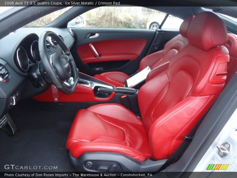  2008 TT 3.2 quattro Coupe Crimson Red Interior