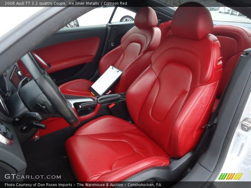Front Seat of 2008 TT 3.2 quattro Coupe
