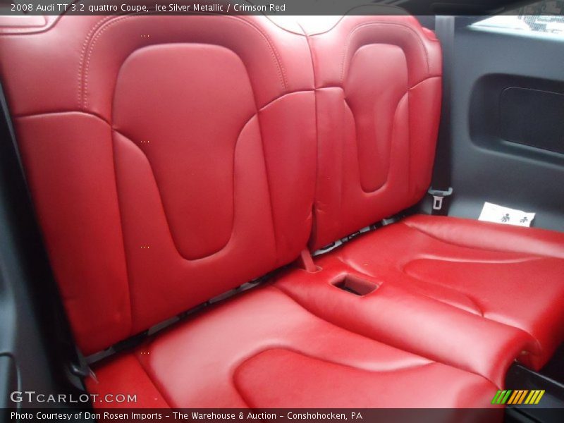 Rear Seat of 2008 TT 3.2 quattro Coupe