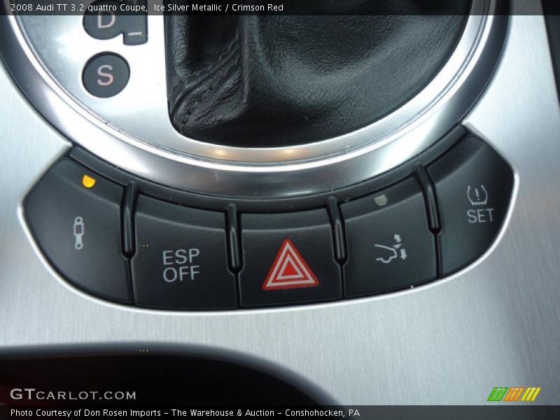 Controls of 2008 TT 3.2 quattro Coupe