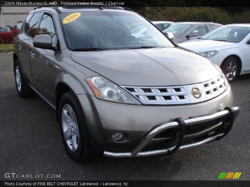 Polished Pewter Metallic / Charcoal 2004 Nissan Murano SL AWD