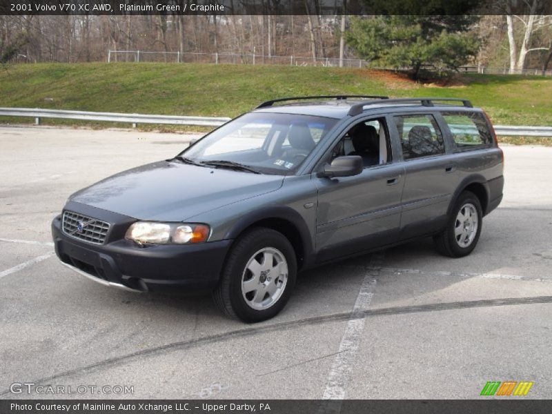 Platinum Green / Graphite 2001 Volvo V70 XC AWD