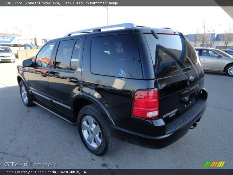 Black / Medium Parchment Beige 2003 Ford Explorer Limited 4x4