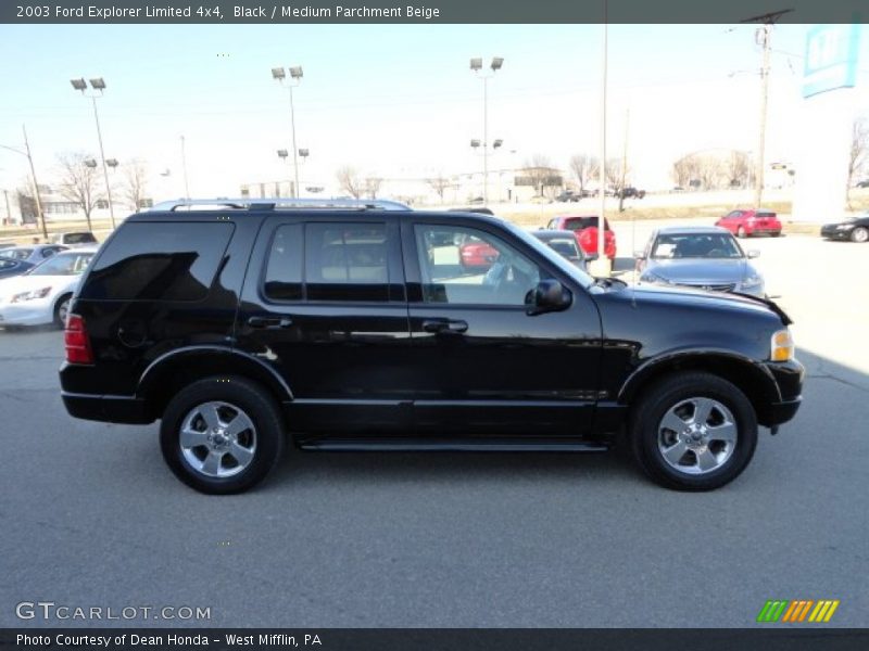 Black / Medium Parchment Beige 2003 Ford Explorer Limited 4x4