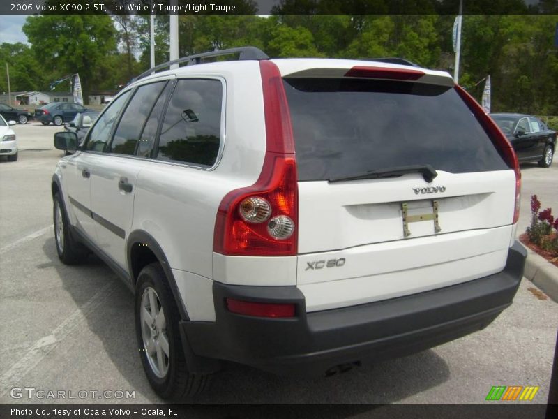 Ice White / Taupe/Light Taupe 2006 Volvo XC90 2.5T