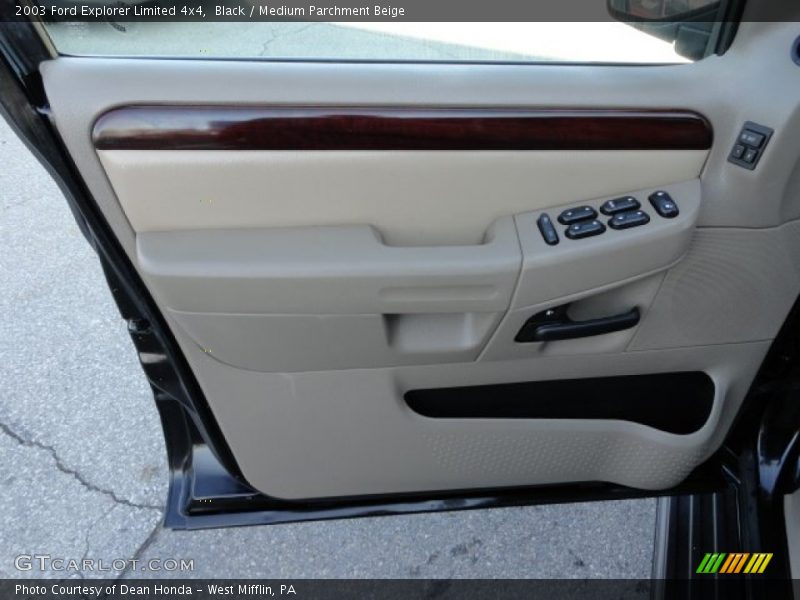 Black / Medium Parchment Beige 2003 Ford Explorer Limited 4x4