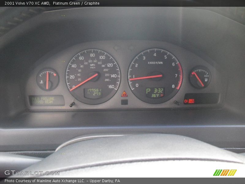 Platinum Green / Graphite 2001 Volvo V70 XC AWD