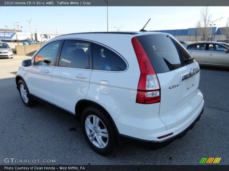 Taffeta White / Gray 2010 Honda CR-V EX-L AWD
