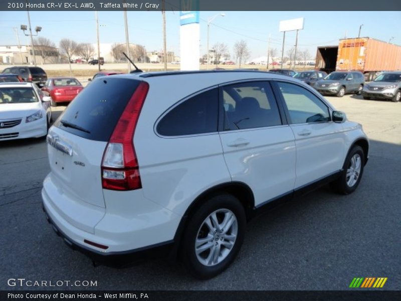 Taffeta White / Gray 2010 Honda CR-V EX-L AWD