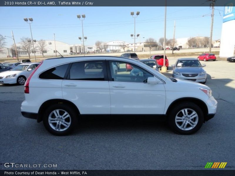 Taffeta White / Gray 2010 Honda CR-V EX-L AWD
