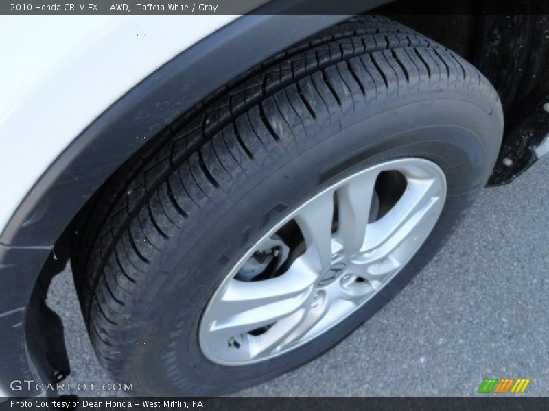 Taffeta White / Gray 2010 Honda CR-V EX-L AWD