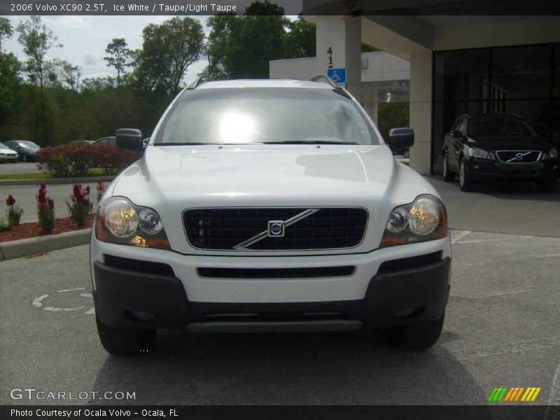 Ice White / Taupe/Light Taupe 2006 Volvo XC90 2.5T