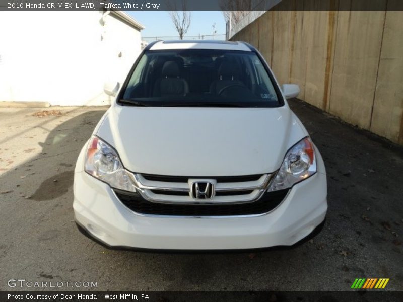 Taffeta White / Gray 2010 Honda CR-V EX-L AWD