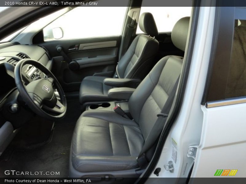 Taffeta White / Gray 2010 Honda CR-V EX-L AWD