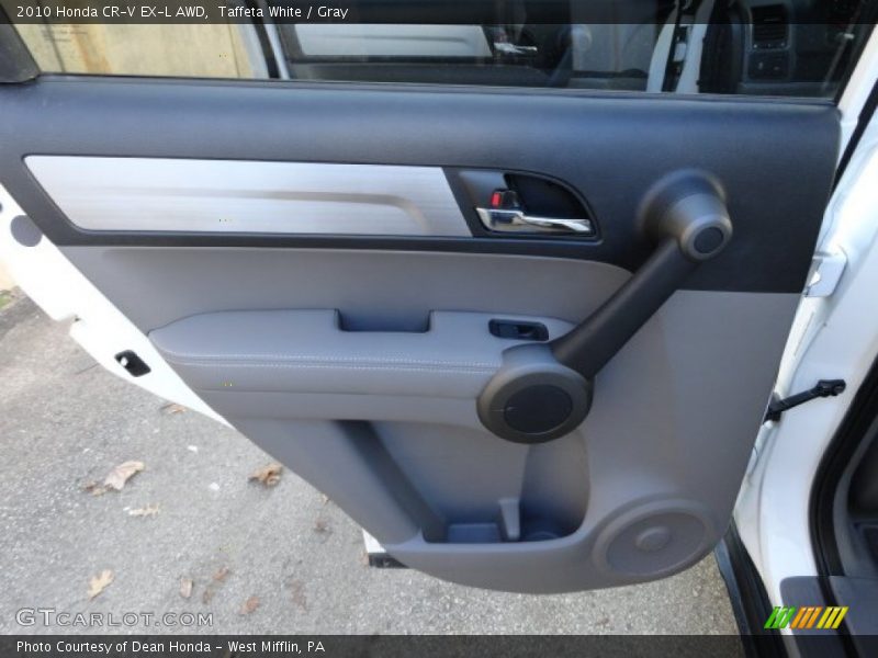 Taffeta White / Gray 2010 Honda CR-V EX-L AWD