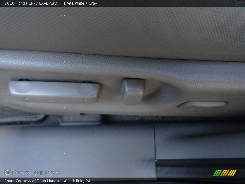 Taffeta White / Gray 2010 Honda CR-V EX-L AWD