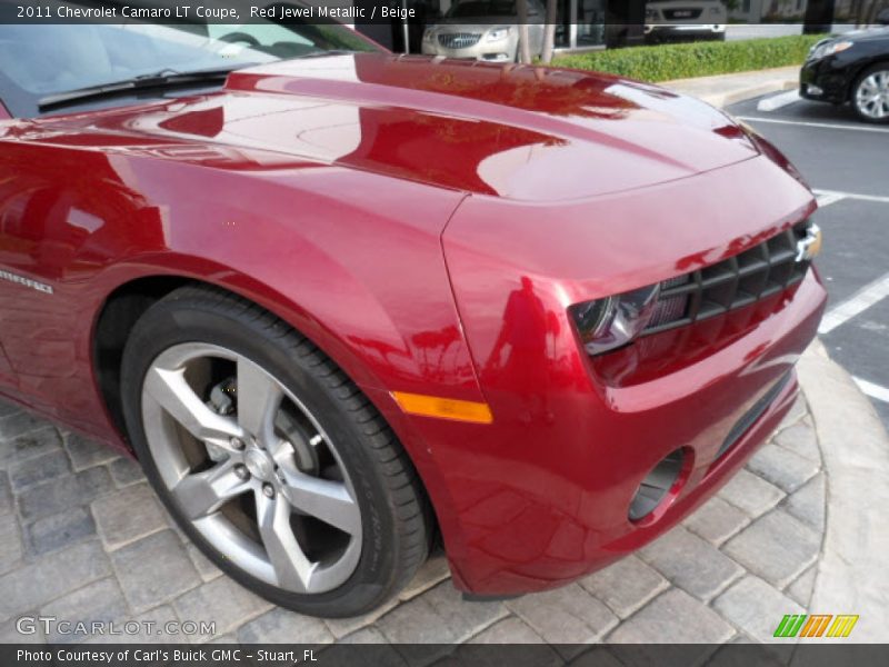 Red Jewel Metallic / Beige 2011 Chevrolet Camaro LT Coupe