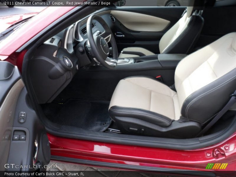 Red Jewel Metallic / Beige 2011 Chevrolet Camaro LT Coupe