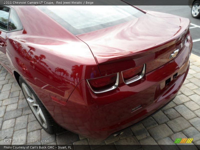 Red Jewel Metallic / Beige 2011 Chevrolet Camaro LT Coupe