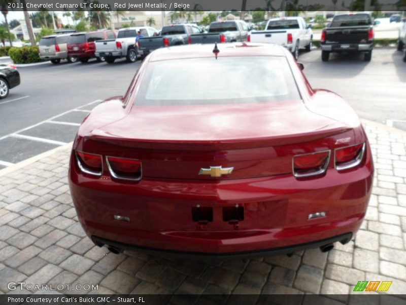 Red Jewel Metallic / Beige 2011 Chevrolet Camaro LT Coupe