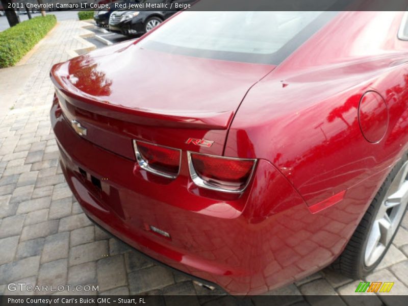 Red Jewel Metallic / Beige 2011 Chevrolet Camaro LT Coupe