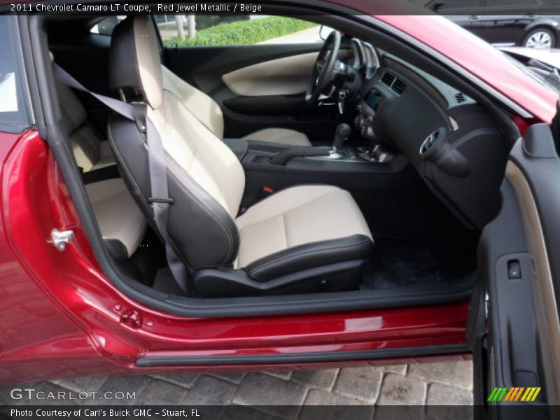 Red Jewel Metallic / Beige 2011 Chevrolet Camaro LT Coupe
