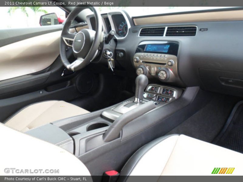 Red Jewel Metallic / Beige 2011 Chevrolet Camaro LT Coupe