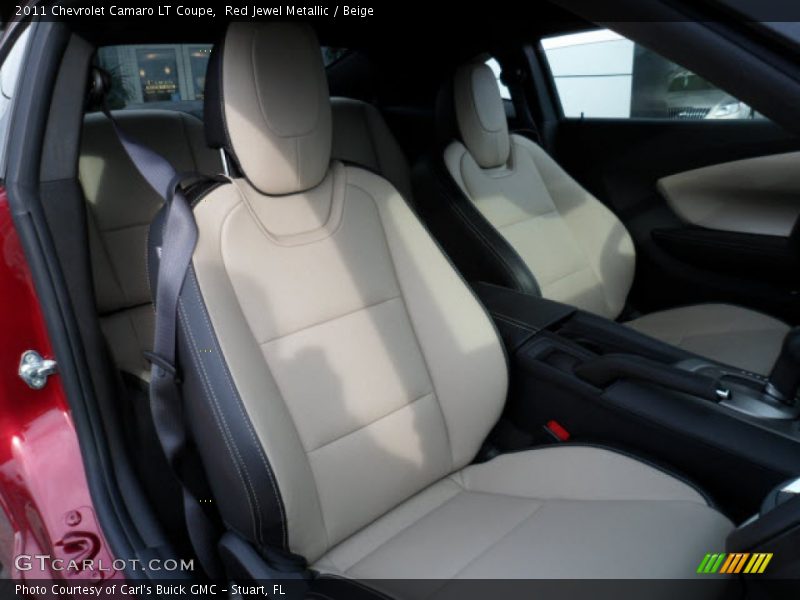 Red Jewel Metallic / Beige 2011 Chevrolet Camaro LT Coupe