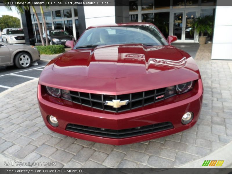 Red Jewel Metallic / Beige 2011 Chevrolet Camaro LT Coupe