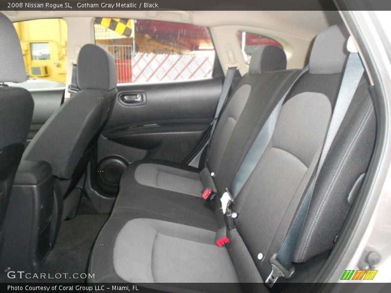 Gotham Gray Metallic / Black 2008 Nissan Rogue SL