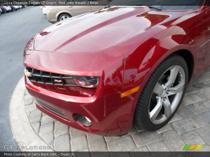 Red Jewel Metallic / Beige 2011 Chevrolet Camaro LT Coupe