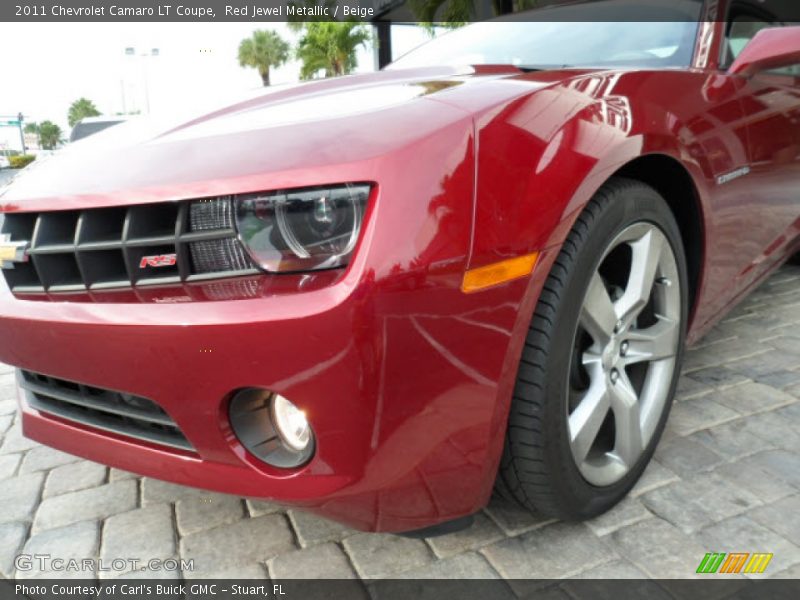 Red Jewel Metallic / Beige 2011 Chevrolet Camaro LT Coupe