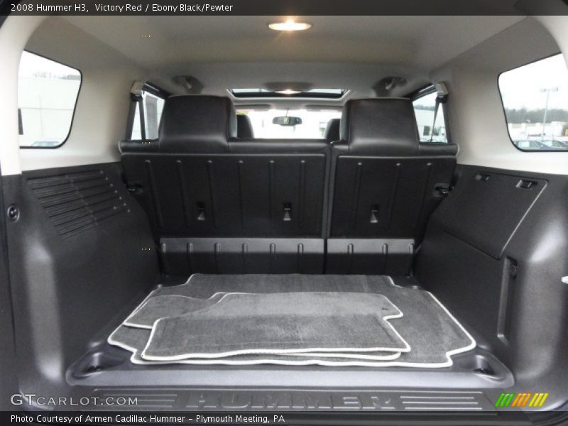 Victory Red / Ebony Black/Pewter 2008 Hummer H3