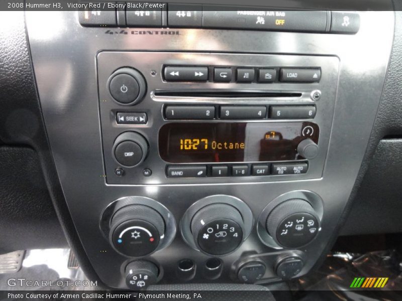 Victory Red / Ebony Black/Pewter 2008 Hummer H3