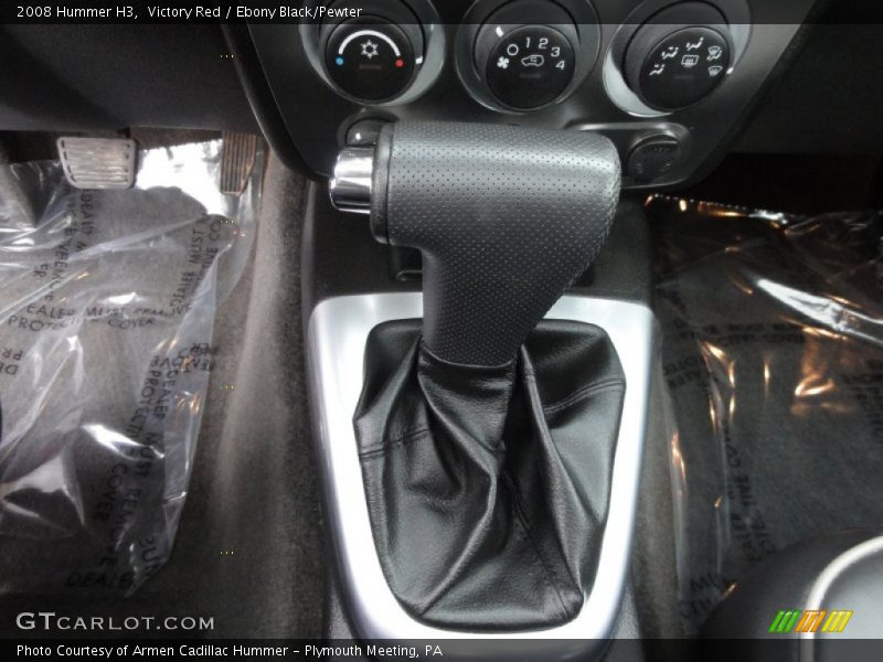 Victory Red / Ebony Black/Pewter 2008 Hummer H3