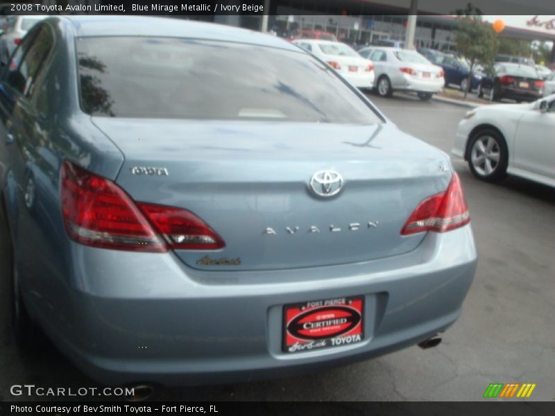 Blue Mirage Metallic / Ivory Beige 2008 Toyota Avalon Limited