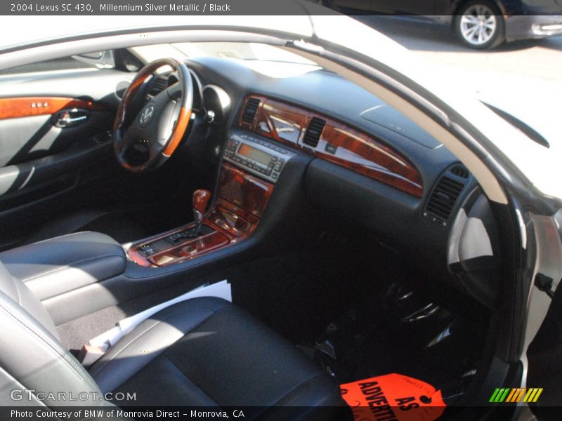 Millennium Silver Metallic / Black 2004 Lexus SC 430