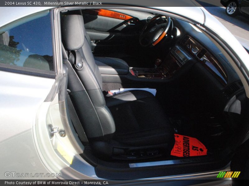 Millennium Silver Metallic / Black 2004 Lexus SC 430