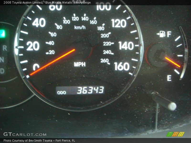 Blue Mirage Metallic / Ivory Beige 2008 Toyota Avalon Limited