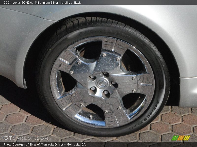 Millennium Silver Metallic / Black 2004 Lexus SC 430