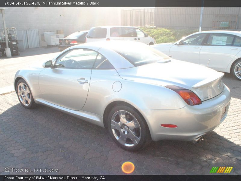 Millennium Silver Metallic / Black 2004 Lexus SC 430