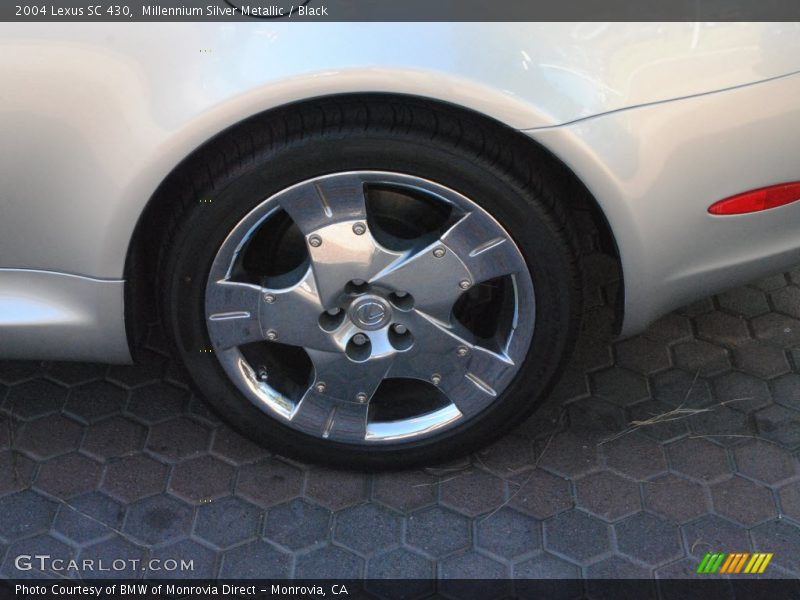 Millennium Silver Metallic / Black 2004 Lexus SC 430