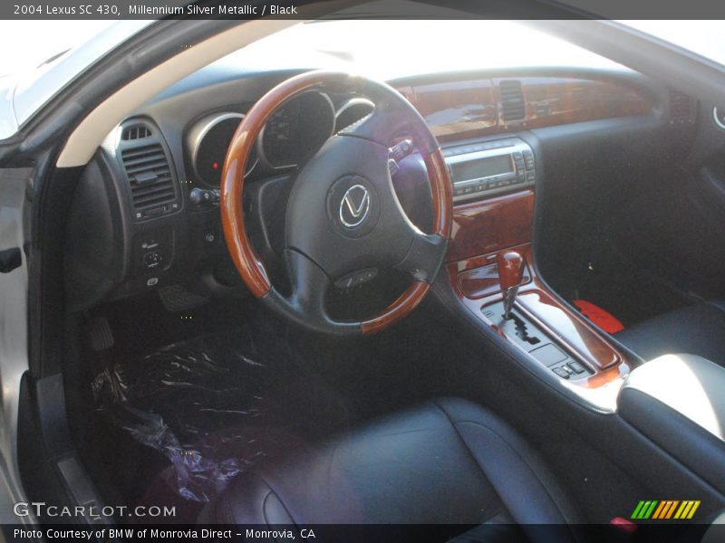 Millennium Silver Metallic / Black 2004 Lexus SC 430
