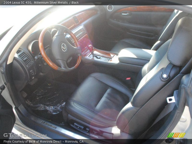 Millennium Silver Metallic / Black 2004 Lexus SC 430