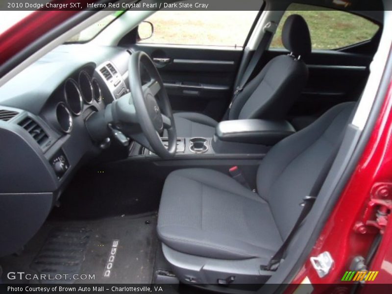 Inferno Red Crystal Pearl / Dark Slate Gray 2010 Dodge Charger SXT