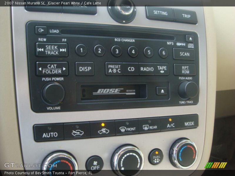 Glacier Pearl White / Cafe Latte 2007 Nissan Murano SL